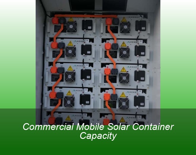 Commercial Mobile Solar Container Capacity